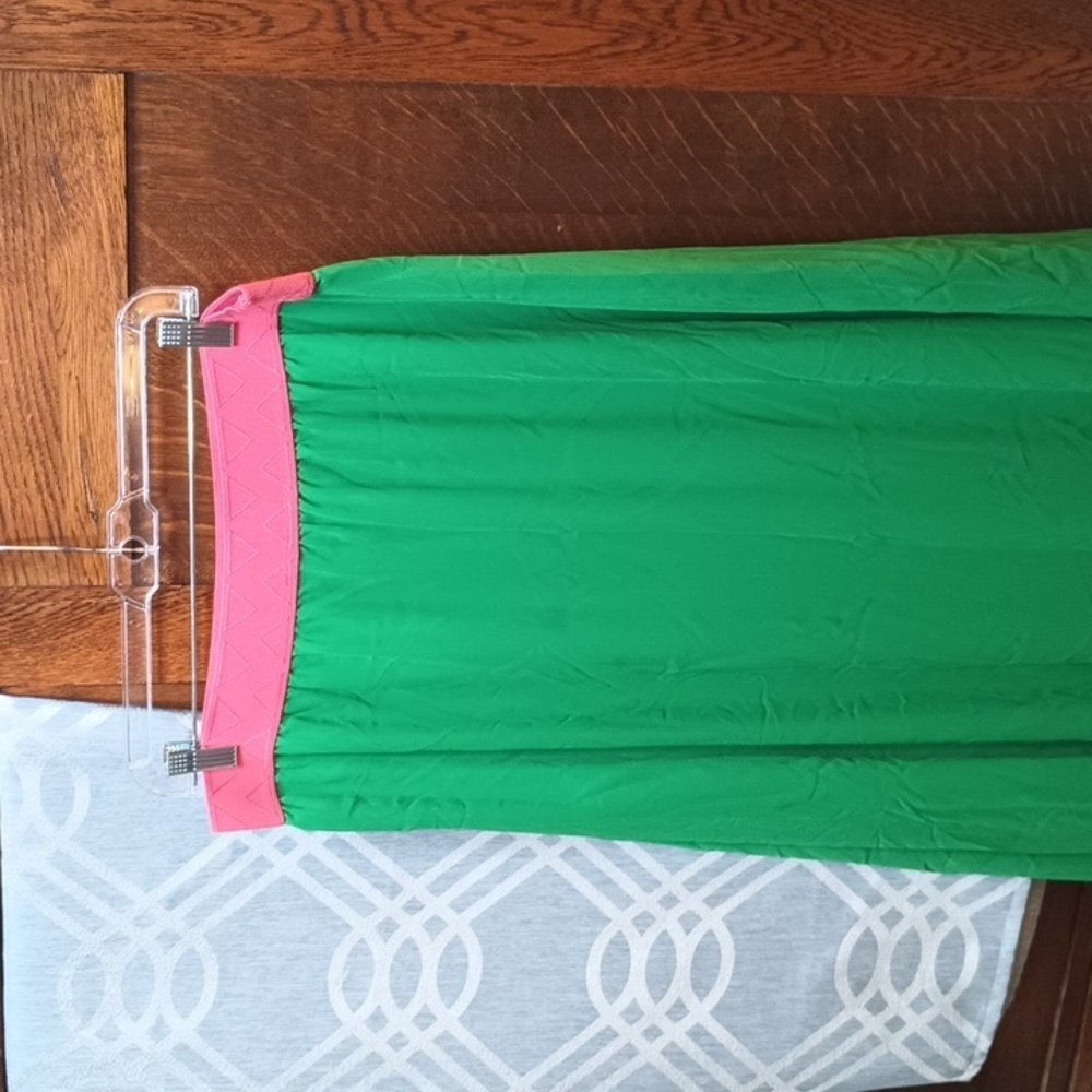 (L16) Sheer overlay maxi skirt XL - Picture 2 of 5